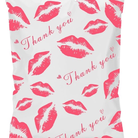 Other - New Lips Thank You Polly Mailers 10x13 Large Size 8ct